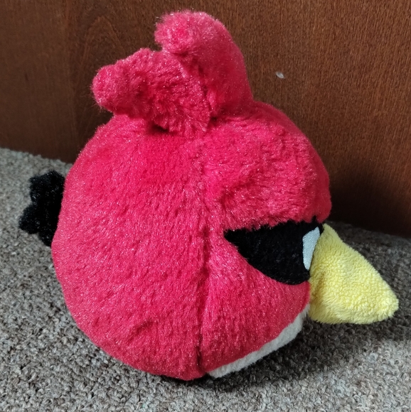 Angry Birds Space Super Red Bird 7" Plush WITHOUT SOUND 2012 - Picture 3 of 10
